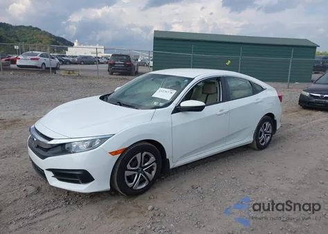 2016 Honda Civic Lx из США, поврежденный, VIN 19XFC2F51GE218871